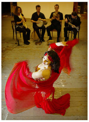 Amara Belly Dancer with Musicians